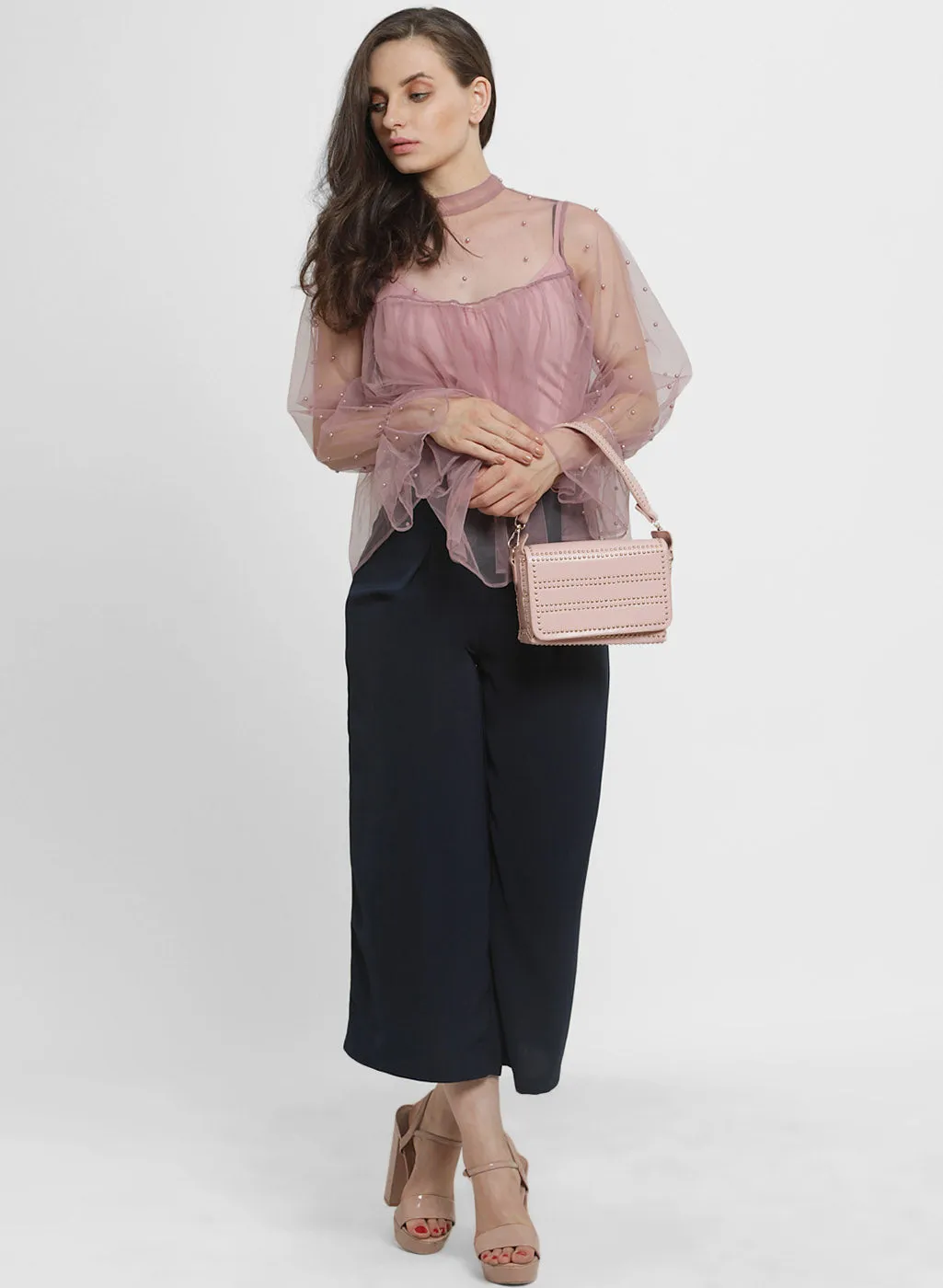 Alison Gold Button Culottes