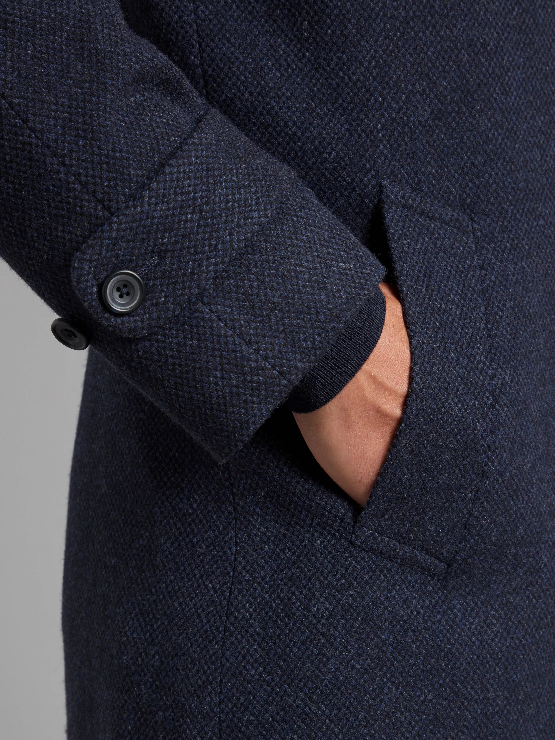 Balmacaan Overcoat Drago Skyfall - Navy