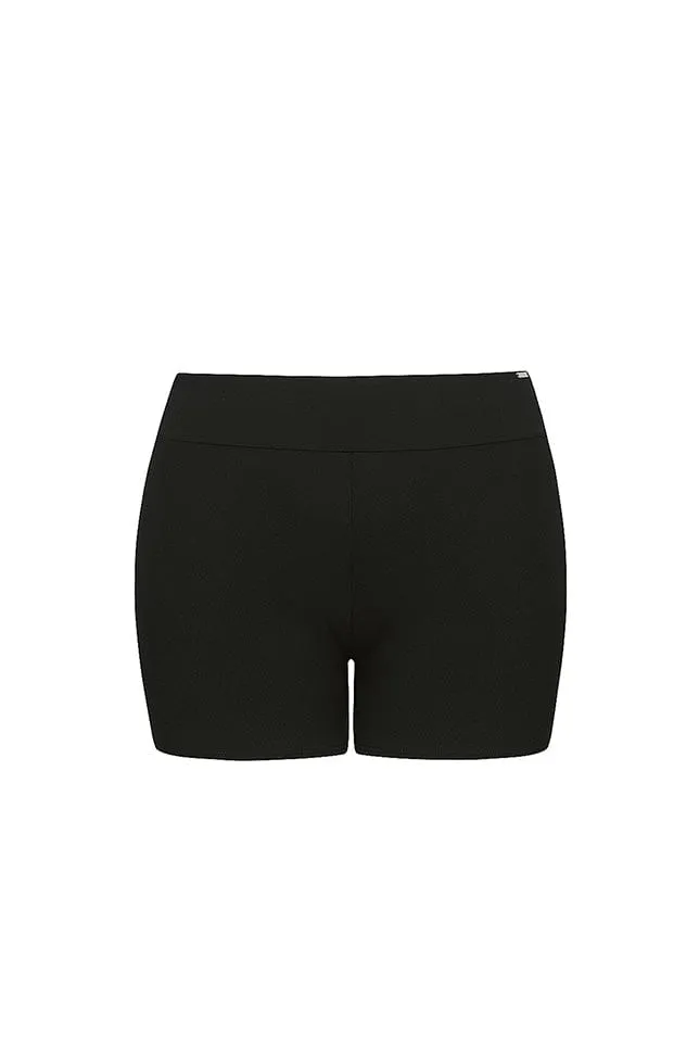 Black Boyleg Swim Pant