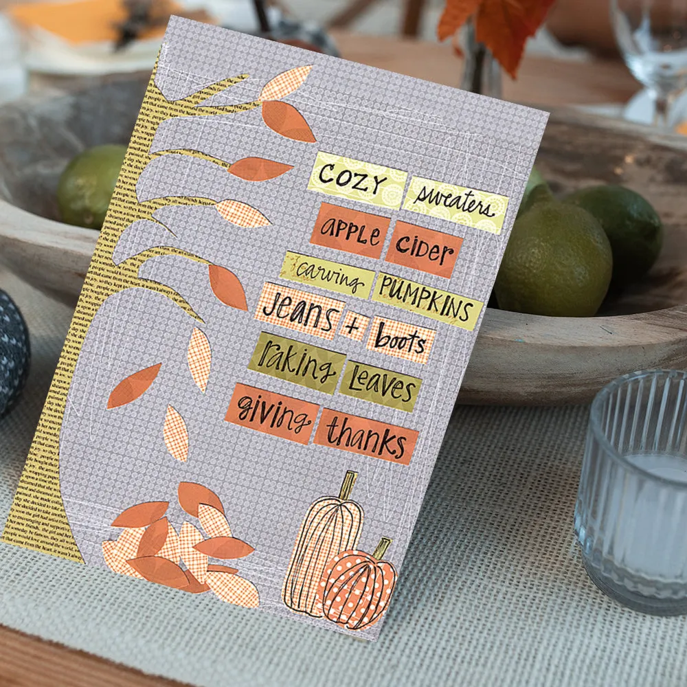 Cozy Fall Thanksgiving Card