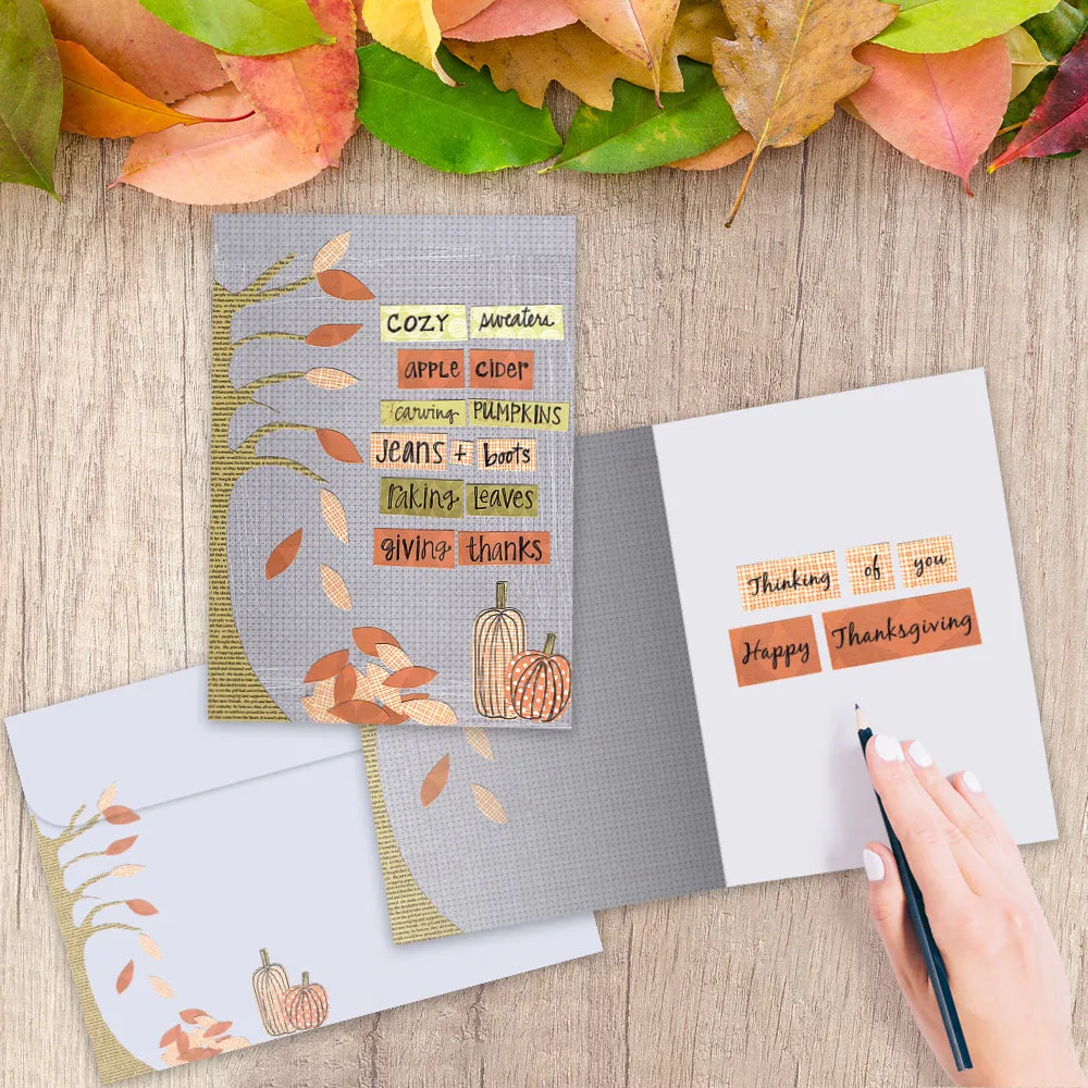 Cozy Fall Thanksgiving Card