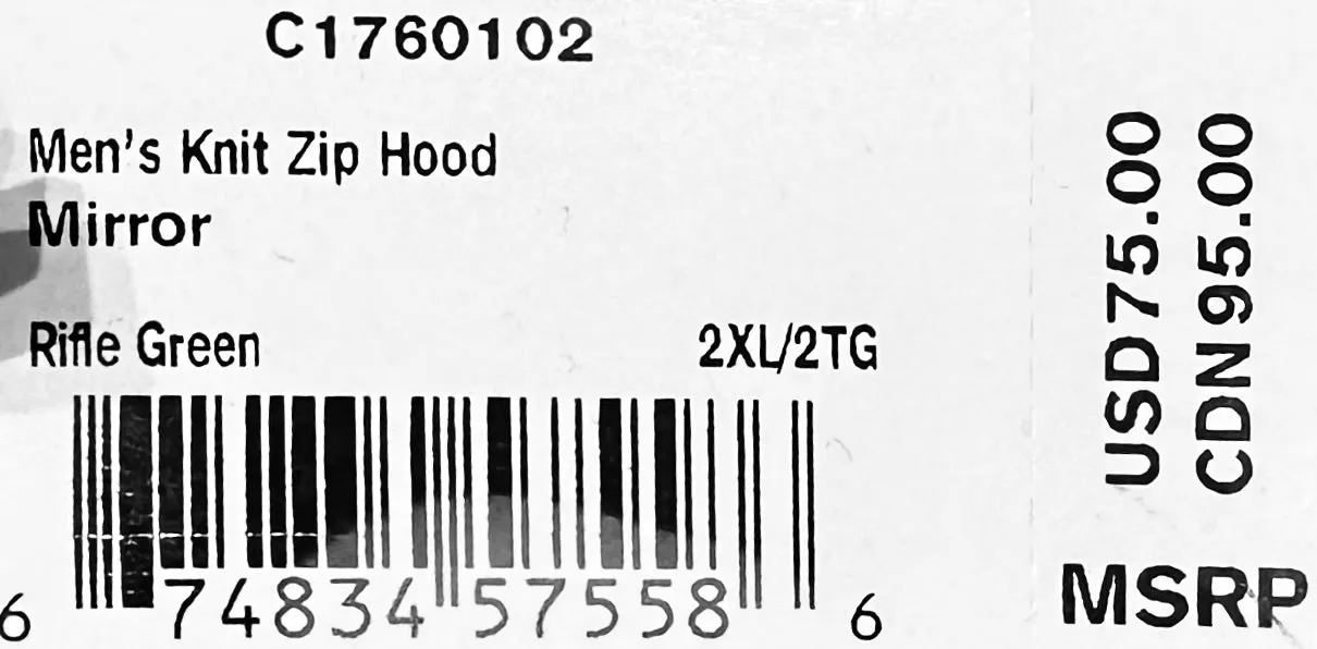 *CROOKS & CASTLES* (GREEN HUNTER) *MIRROR* ZIP UP HOODIES