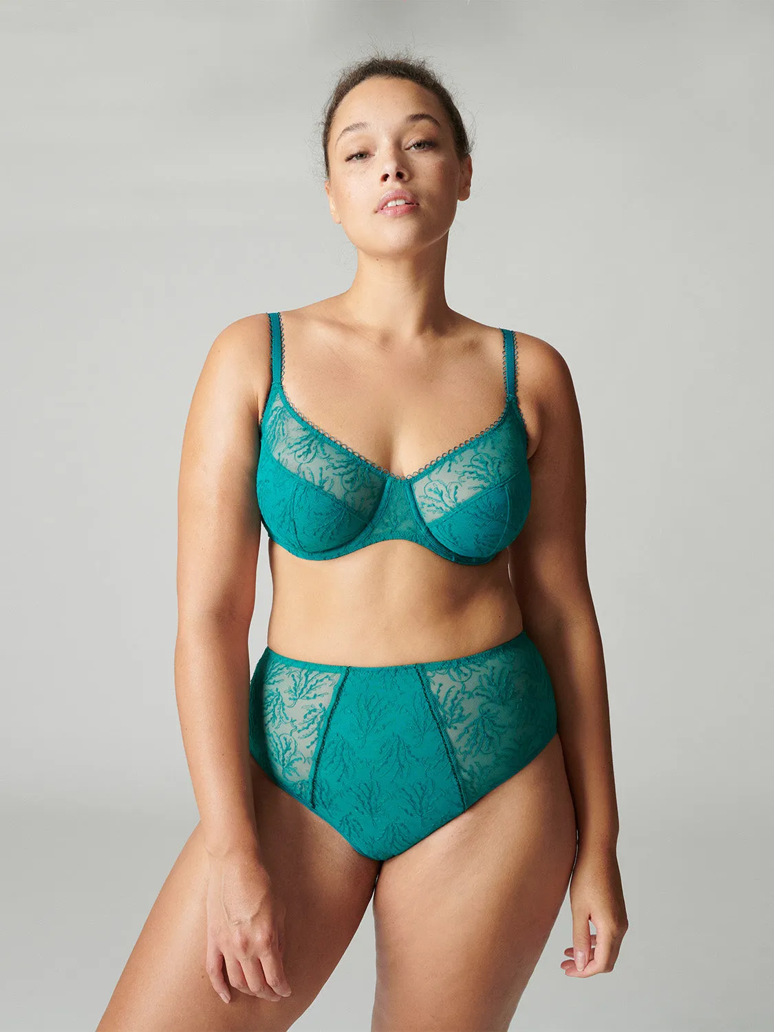 Culotte taille haute - Vert émeraude