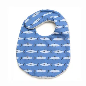 Don Fisher Navy Blue Fish Bib