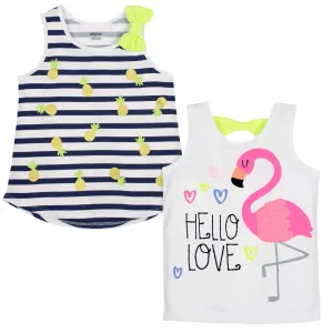 Gerber® Graduates 2-Pack Baby Girls Flamingo Top