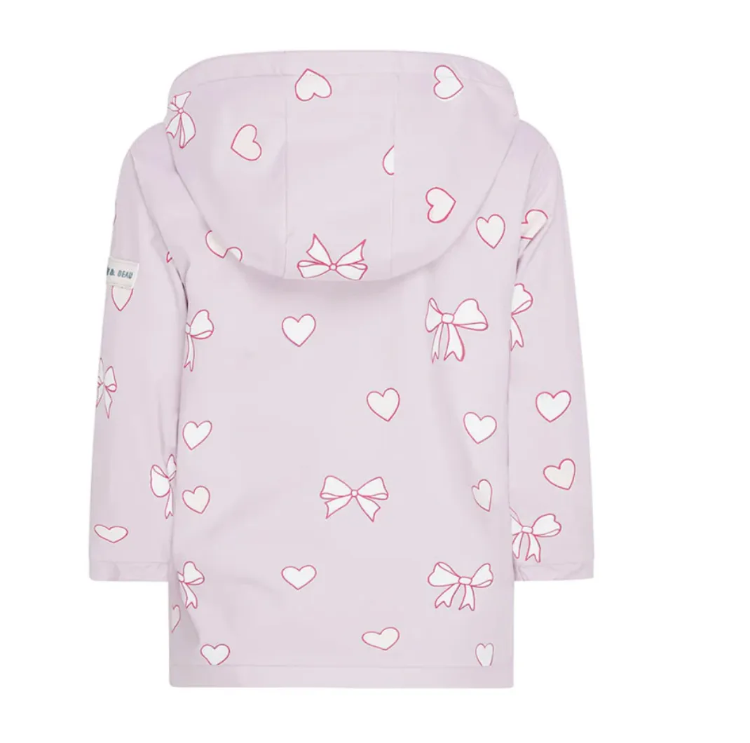 Hearts & Bows Raincoat Color Changing