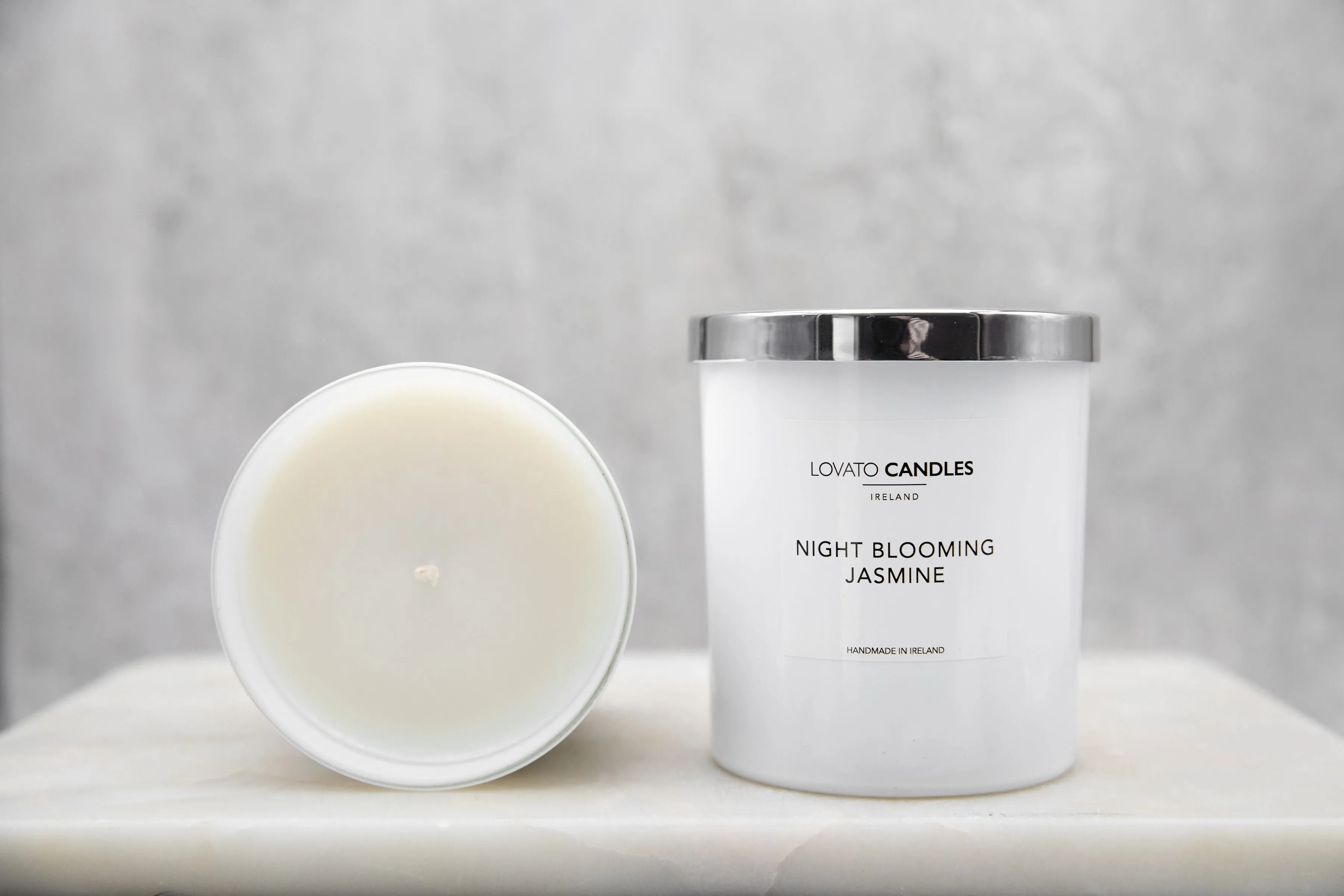 Luxury White Candle - Night Blooming Jasmine