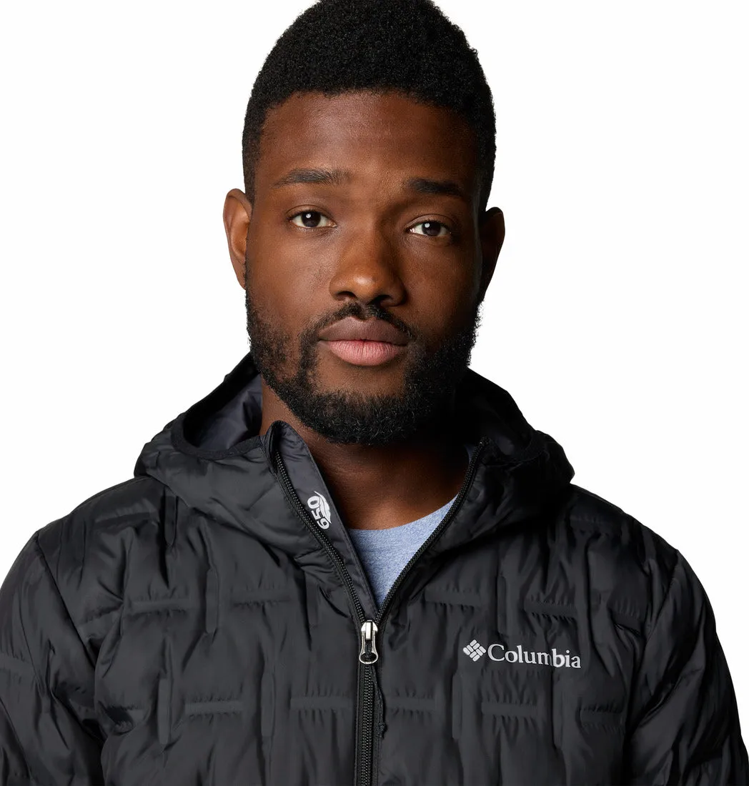 MEN'S DELTA RIDGE II DOWN HOODED JACKET - BLACK