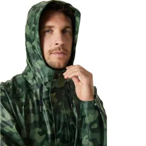 Moss raincoat for men by Helly Hansen, color Spruce Aop