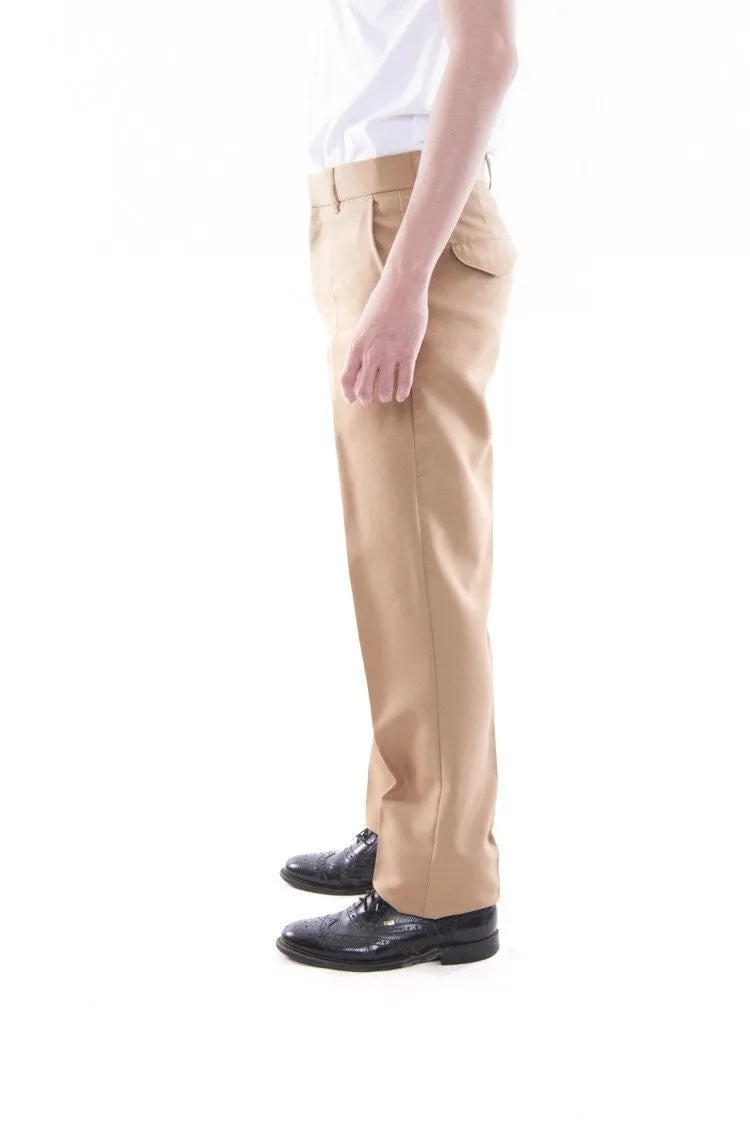 MP04 - PRE-ORDER - Men's Regular Fit Wool Slacks Tan