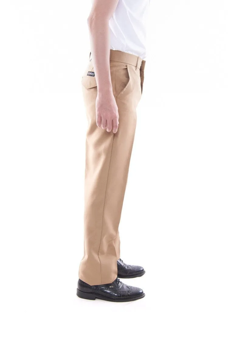 MP04 - PRE-ORDER - Men's Regular Fit Wool Slacks Tan