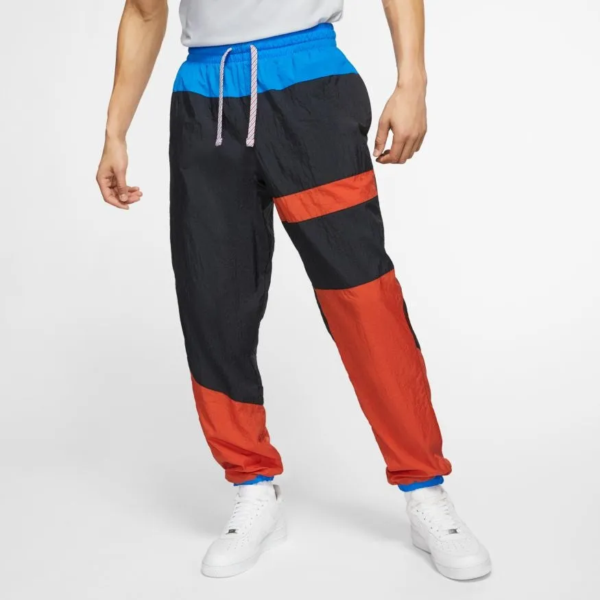 NIKE FLIGHT TRACK PANTS "BLK/ORANGE"