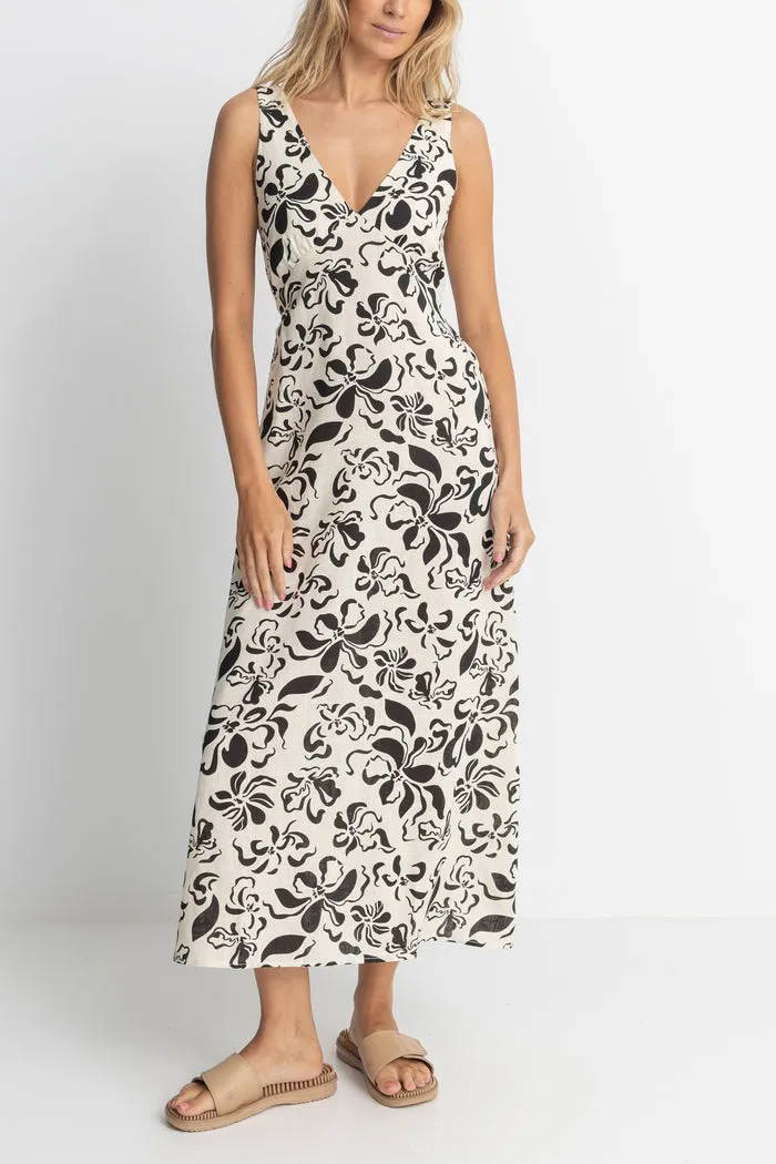 Rhythm Sundance Floral Maxi Dress - NATURAL