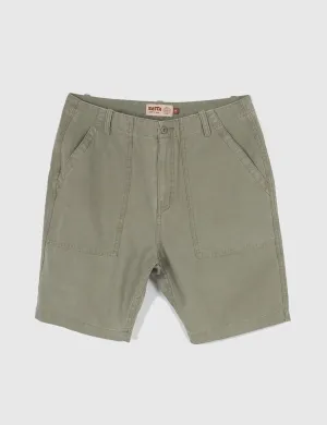 Satta Utility Shorts - Stone Green