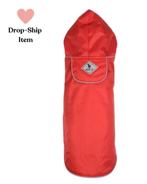 Seattle Slicker Jacket in Red (Drop-Ship)